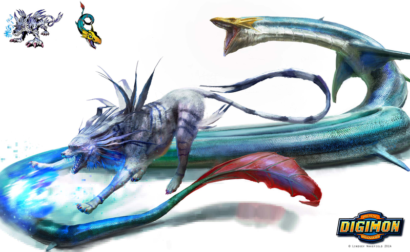 Illustration for article titled Realistic Digimon are Mildly Disturbing
